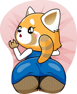 Retsuko 3D Muse Pad by Xniclord789x