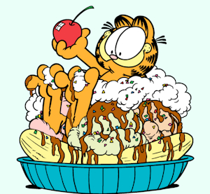 Garfield Edit - Paw Sundae by TherynRM