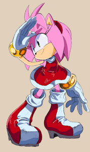 Amy colored sketch by randomguy999