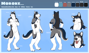 Moroke Husky Ref by TheMutt