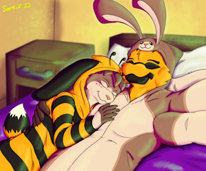 Snuggle Buddies by SooMiR