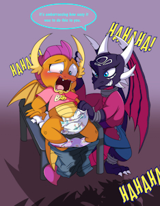 S V. C, Pt. 2: Diaper Dragon (Commission + STORY) by EmperorCharm