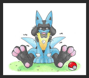 Lucario beans <3 by Danwolf15