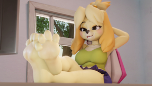 Isabelle Paws by TwinTails3D