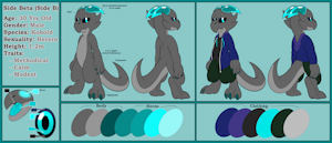 Side B Reference Sheet 2022 [SFW] by SecretStash151 by SideB