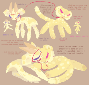 Plush Pair by critterfluid