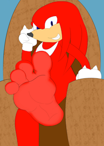 Knuckles doesn't Chuckle by JungleSketches