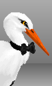 Stork Pixel art by RavenGoesCaw198