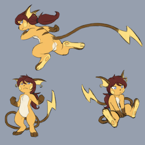 Raichu-yanna by LlyanaTherasll