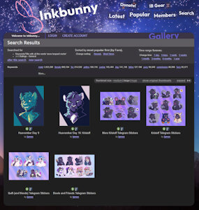 InkBunny - Dark theme [User style] by Athari