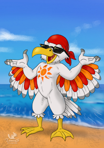 Sunblaze Seagull by tamiasthechipmunk