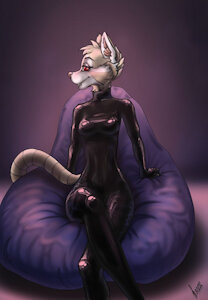 Mistress in Latex [YCH result] by stirren