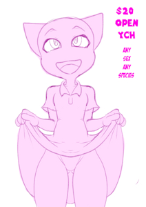 summer dress Peek YCH by joykill