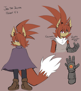Sonic OC: Jax by chipst3r