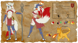 [C] Arianna Reference Sheet by Evangellos