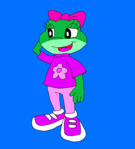 Lily Frog (1999 LeapFrog Design) by frogtable125
