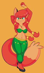 belly dancer patty by Blackmore
