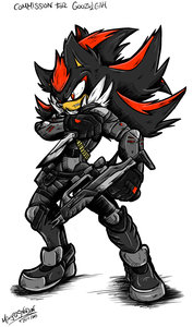 COMMISSION: Task Force Chaotix: Agent Shadow by Mimy92Sonadow