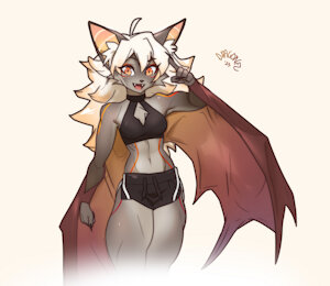 A Bat Girl by DragonFU
