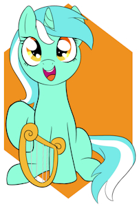 Lyra is happy by AxleArts