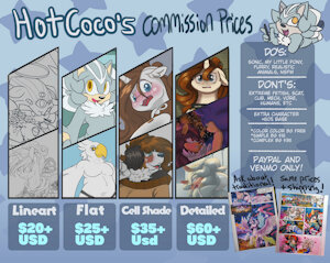 Commission Sheet [Open] by HotCoCo