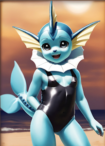 [AI] Vaporeon 3 by ShinyMagpie