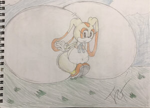 Cream the Booty-Having-Rabbit by coooodoooo12