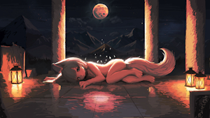 Blood Moon by Elesh