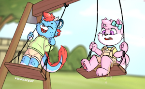 Looks like someone went to the park unprepared by SmolSkeenie