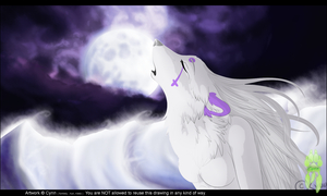 Howl to the moon by Cynn