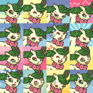 Buddie PMD Expression Sheet by KibblesTheFirst