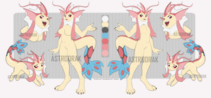 VAPOREON x MILOTIC ADOPT [OPEN] by astrodrakadopts