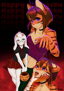 Happy Early Halloween! by SynnfulTiger