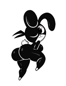 Random ninja bunny by SpunkMcFunk