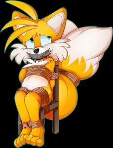 Tails Tightly Tied To A Chair by Glist