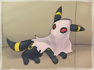 Ghost Type Eeveelution by LlyanaTherasll