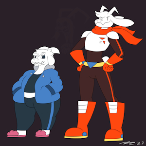 Sans and Papyrus by MacDragon991