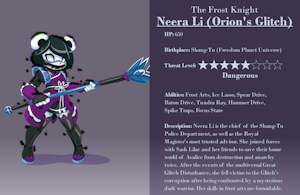 Neera Li (Orion's Glitch Corruption) by JoVeeAl