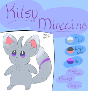 Pokesona Minccino by Oncemun