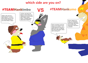 Adventures of Hank - teamHankimbo or team Hankumo by AnimatorIgorArtz