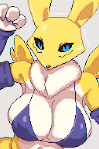 Renamon by NinesM