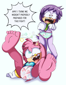 Amy & Manele, Exposed & Loopy (Commission) by EmperorCharm
