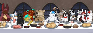 Thanksgiving Dinner by Iceshadow
