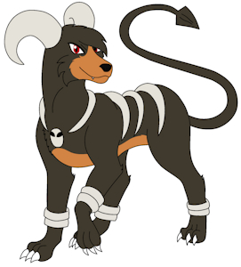 Blizz The Houndoom [SassyCess] by MangledTheArcticWolf