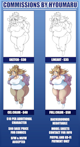 Commission Price Guide 2023 by Hyoumaru