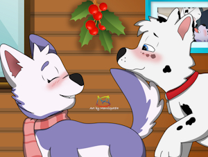 Under the Mistletoe by Marvispot84arts