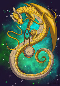 Clock Dragon by Wullabi