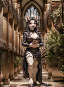 Zebra Librarian by celestialjade