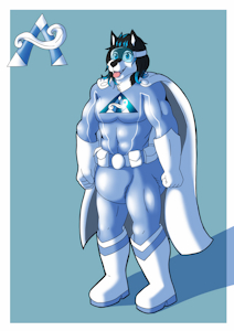 Alex/Avalanche the wintery superhero - By Stonemask by ChinookOrca