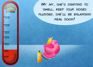Inflating Princess Peach (3/?) by InflateResponsiblyIB